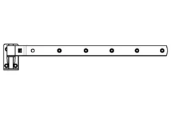 Stabelhengsel 460mm med 13mm tapp-Pn Beslag