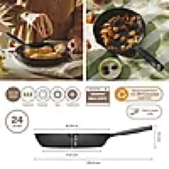 Stekepanne i støpejern Folken 24cm-Fiskars Clearance