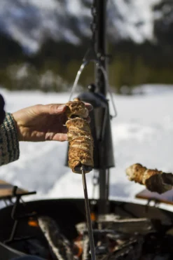 STEKEPANNE MED LANGT SKAFT TIL BÅL OG BÅLPANNE-Espegard Discount