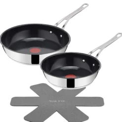 Stekepannesett 24+28cm og 1 pannebeskytter Cook's Classic-Jamie oliver tefal Online