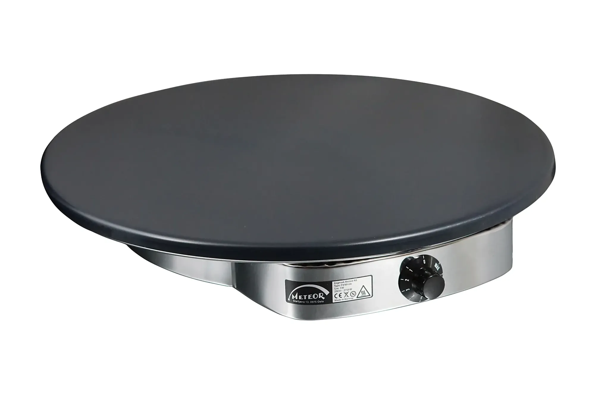 Steketakke uten kant 60cm 2750w-Meteor Online