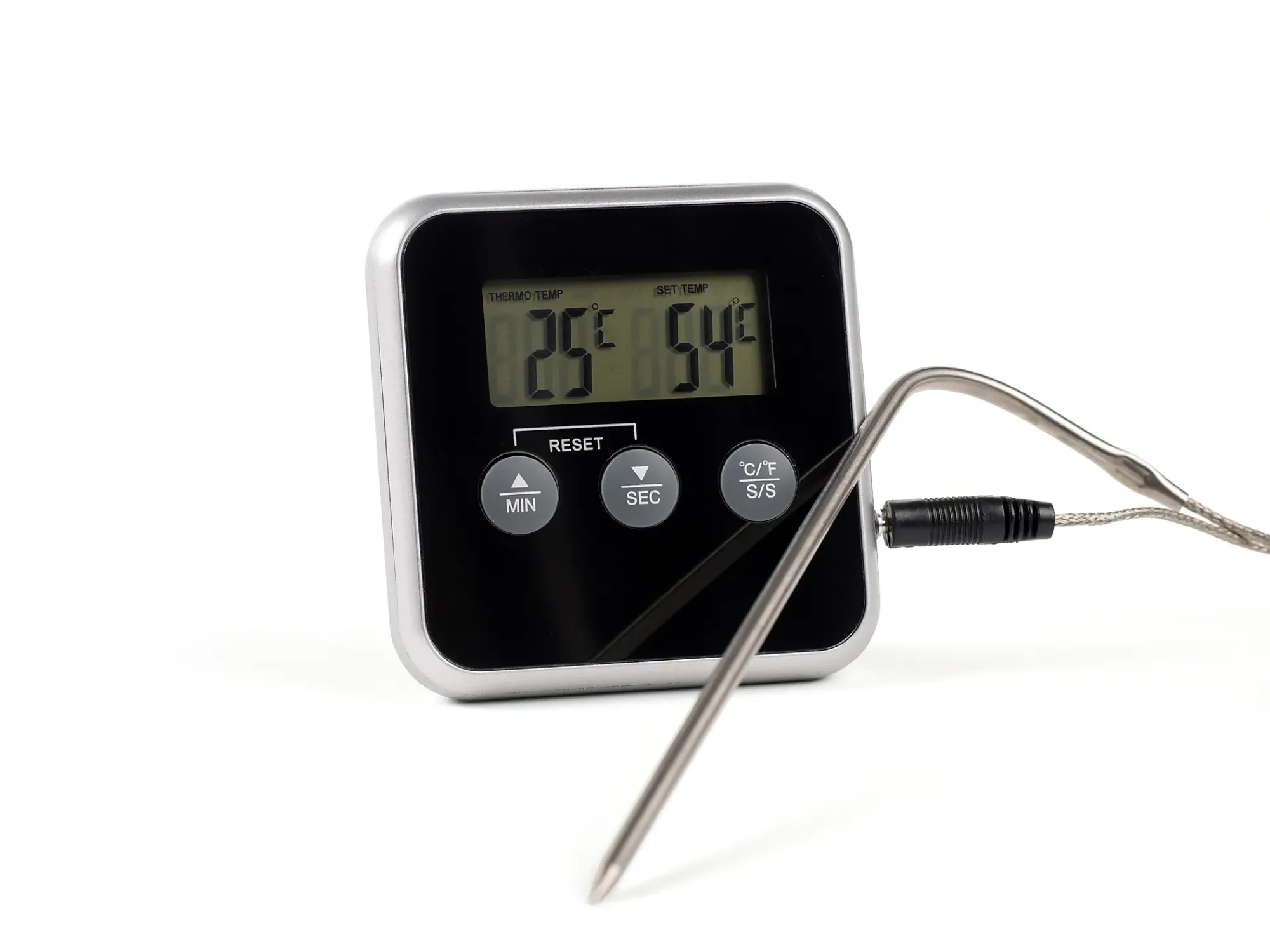 Steketermometer elektrisk med timer-Invite Hot