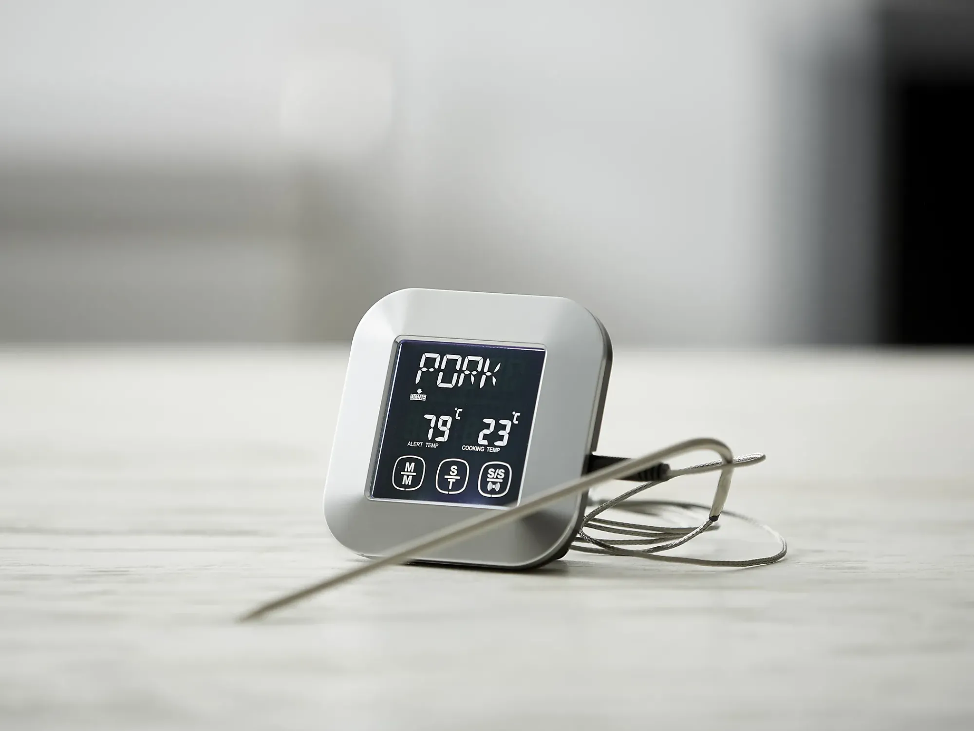 Steketermometer med timer-Funktion Online