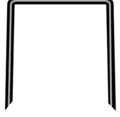 Stifteklammer 12mm modell L 1440stk-Ironside New
