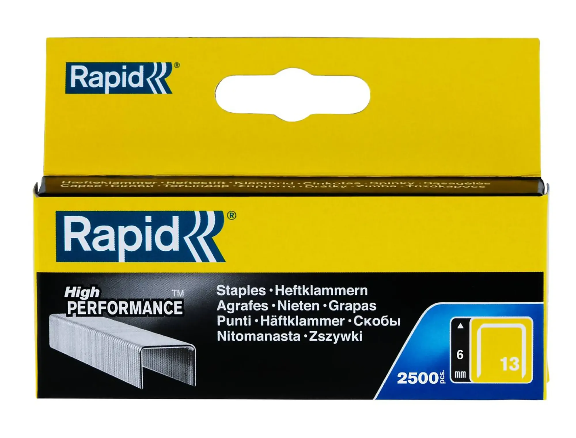 Stift 13/6mm galvanisert 2500stk-Rapid Online