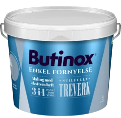 Stilfullt treverk 15 hvit base 2.7l-Butinox Best