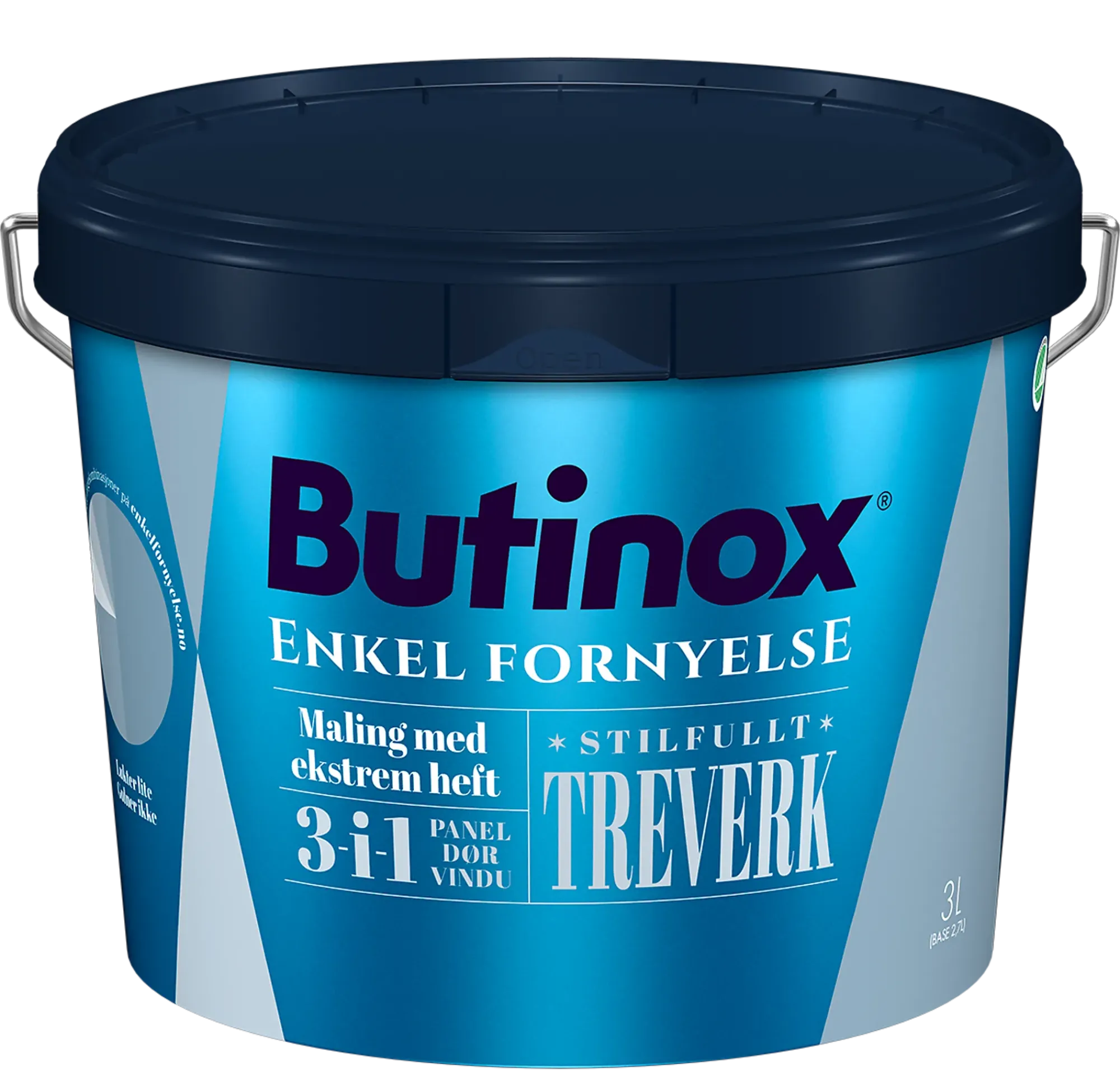 Stilfullt treverk 05 hvit base 2.7l-Butinox
