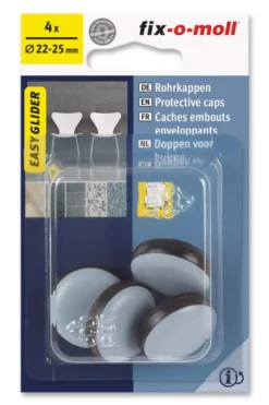 Stolbenhylse for glatte gulv og tepper 22-25mm 4stk-Fix O Moll Sale
