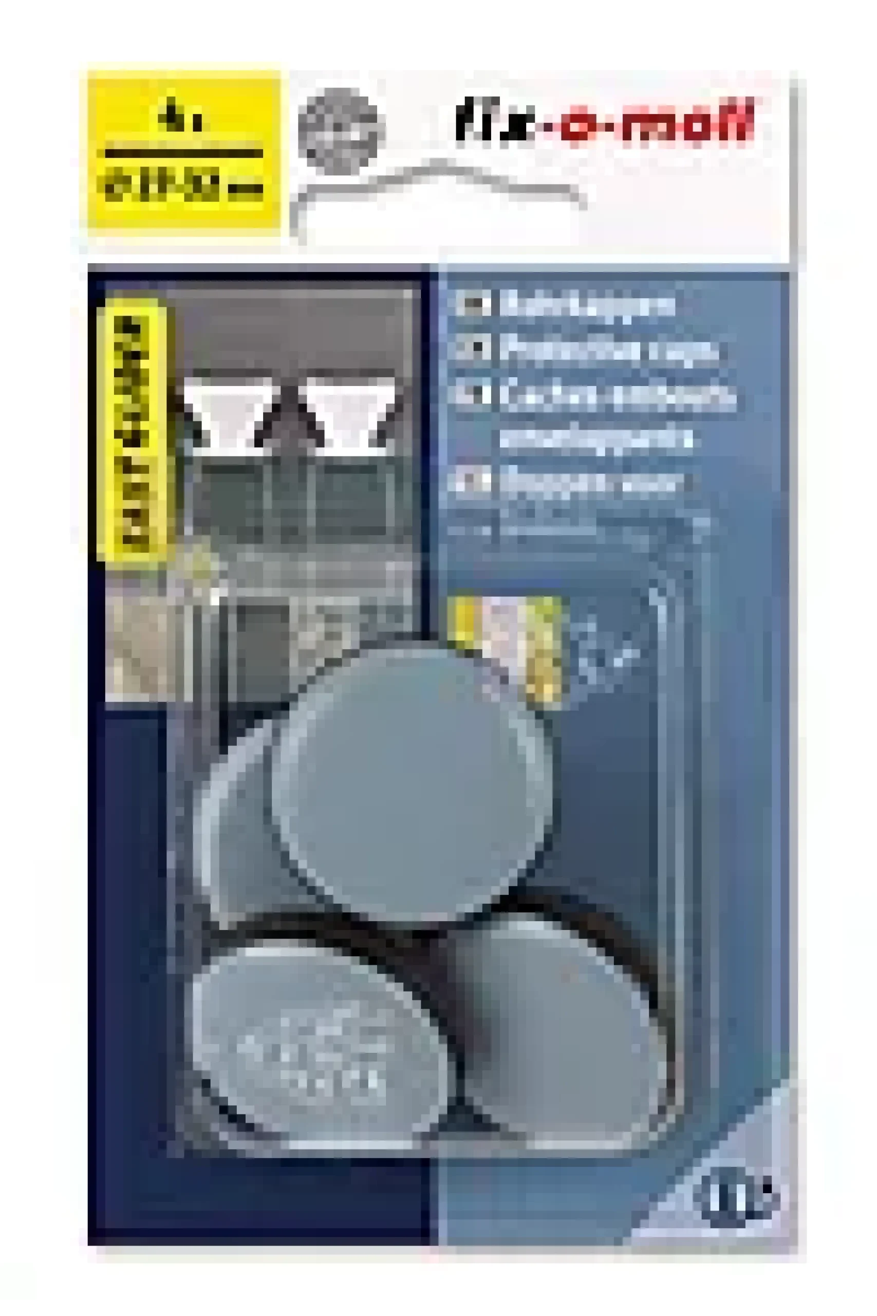 Stolbenhylse for glatte gulv og tepper easyglider 27-32mm 4stk-Fix O Moll Clearance