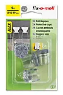 Stolbenhylse m/filt for glatte gulv og tepper transparent 16mm-Fix O Moll Online