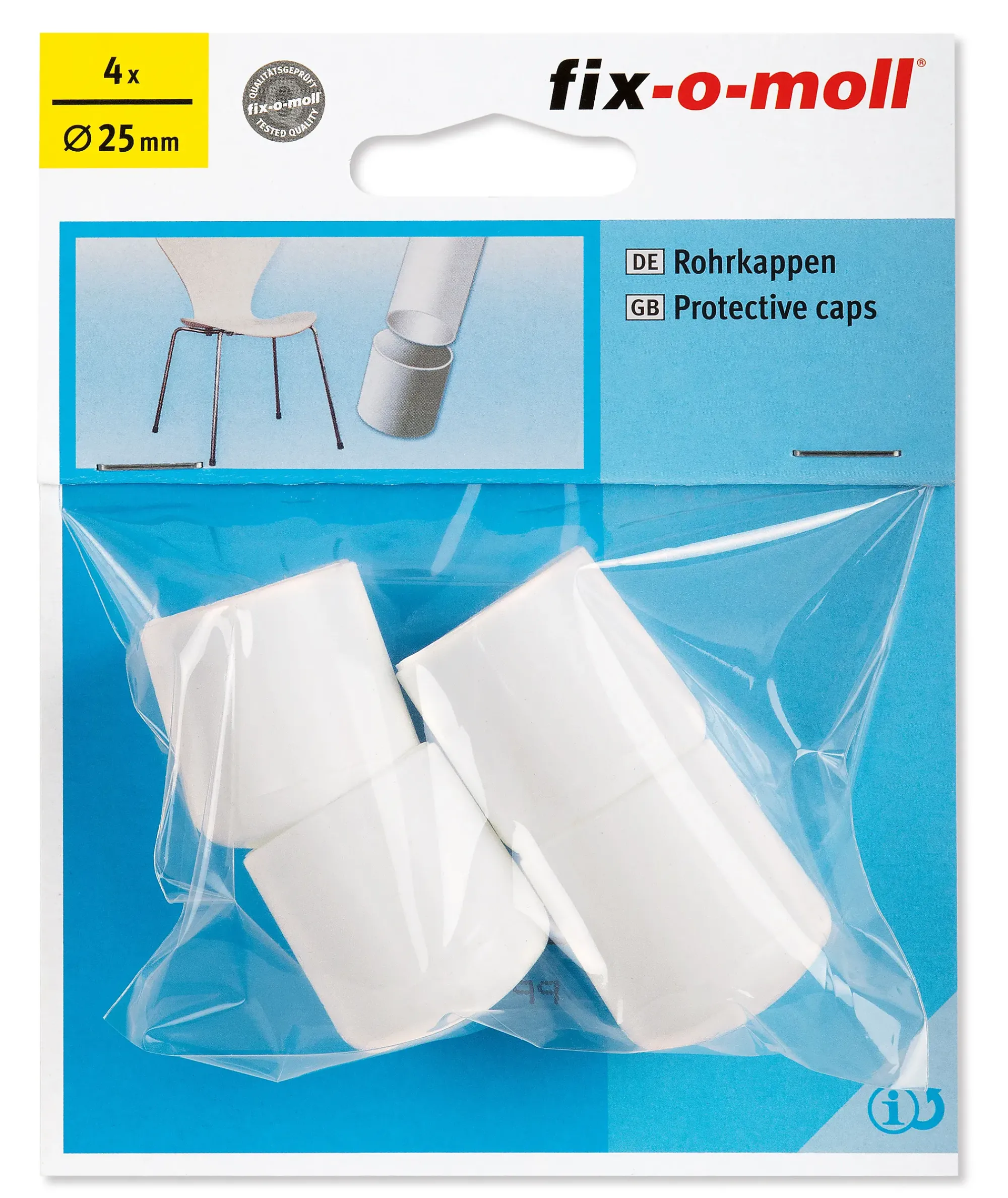 Stolbenhylse 25mm 4stk-Fix O Moll Outlet