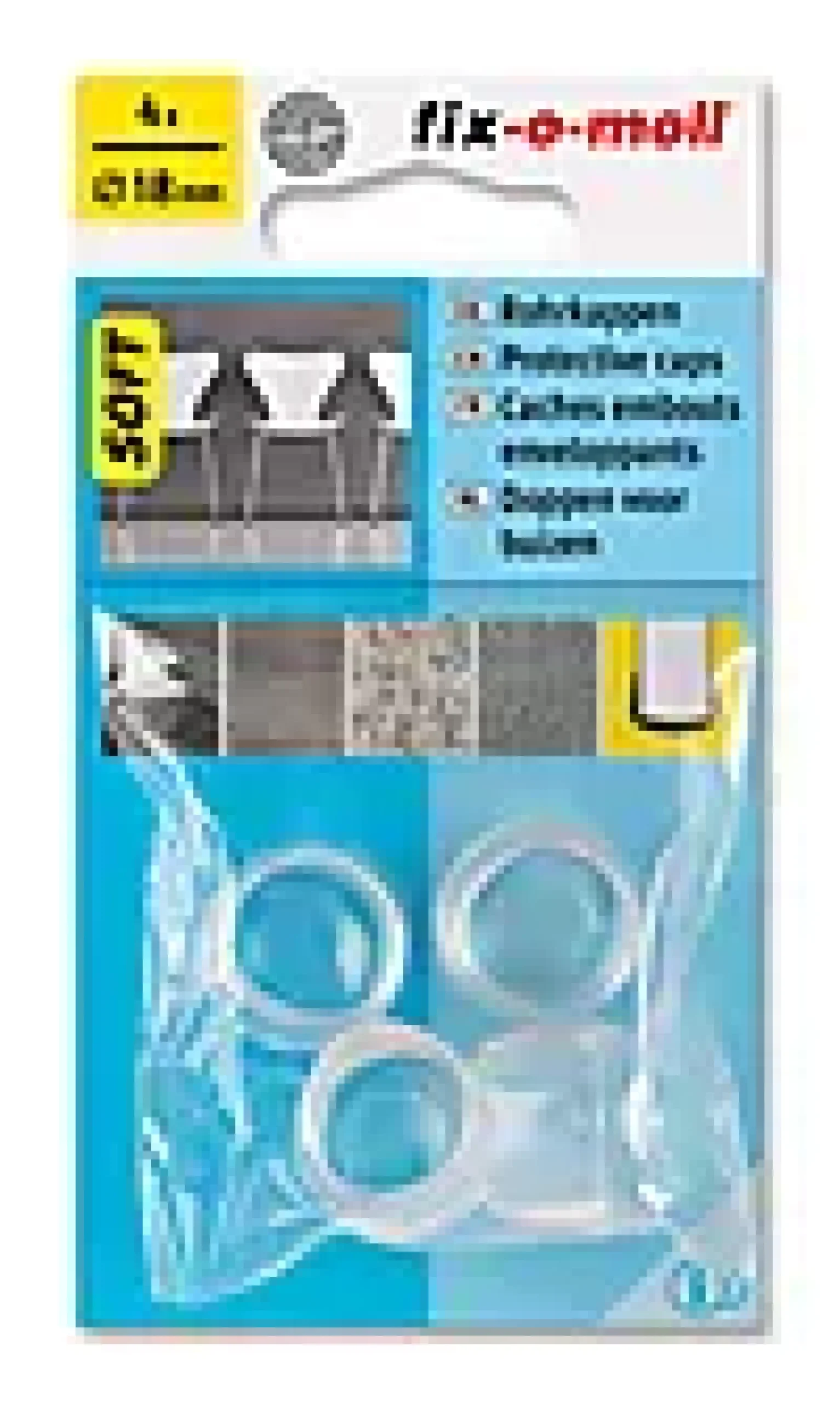 Stolbenhylse soft for glatte gulv og tepper transparent 18mm-Fix O Moll Discount