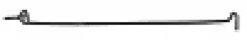 Stormkrok PN 3444 390mm gz gul-Pn Beslag Discount