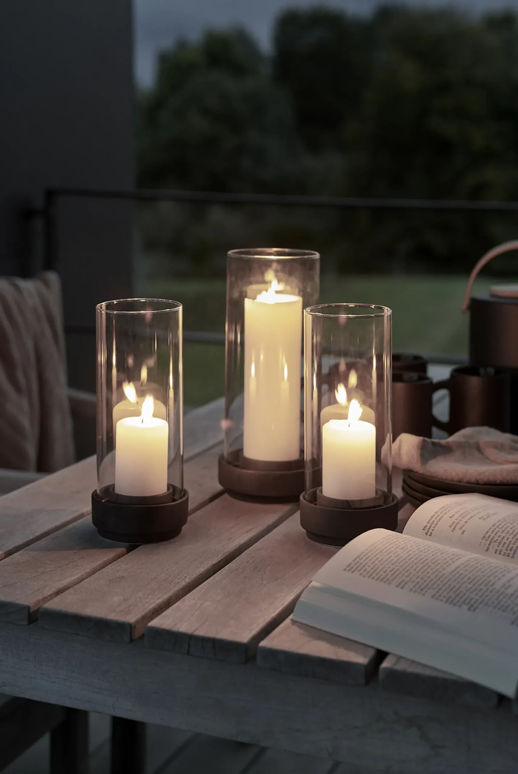 Stormlykt Hurricane 28,5cm-Stelton Hot