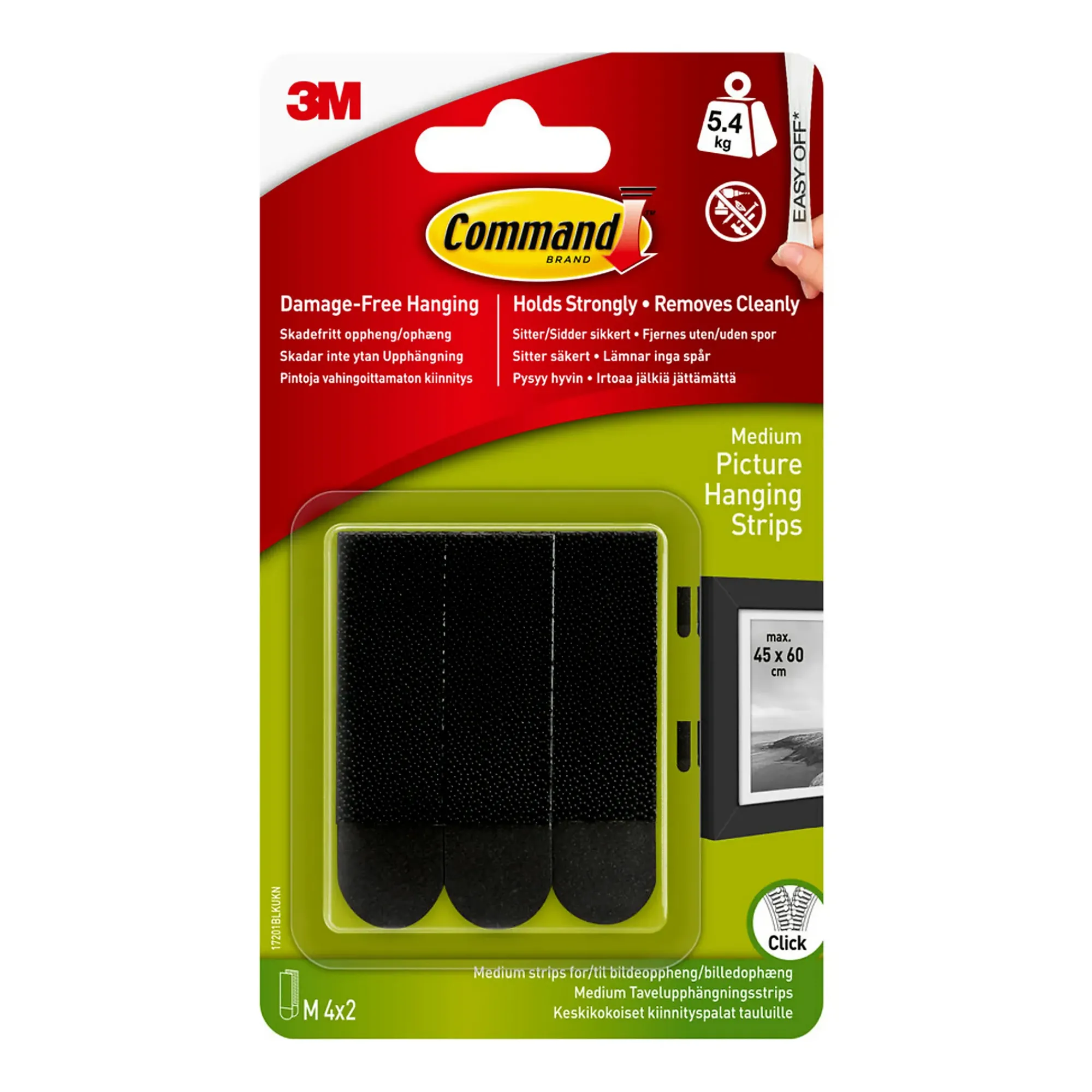 Strips for bildeoppheng 5,4kg medium-Command Sale