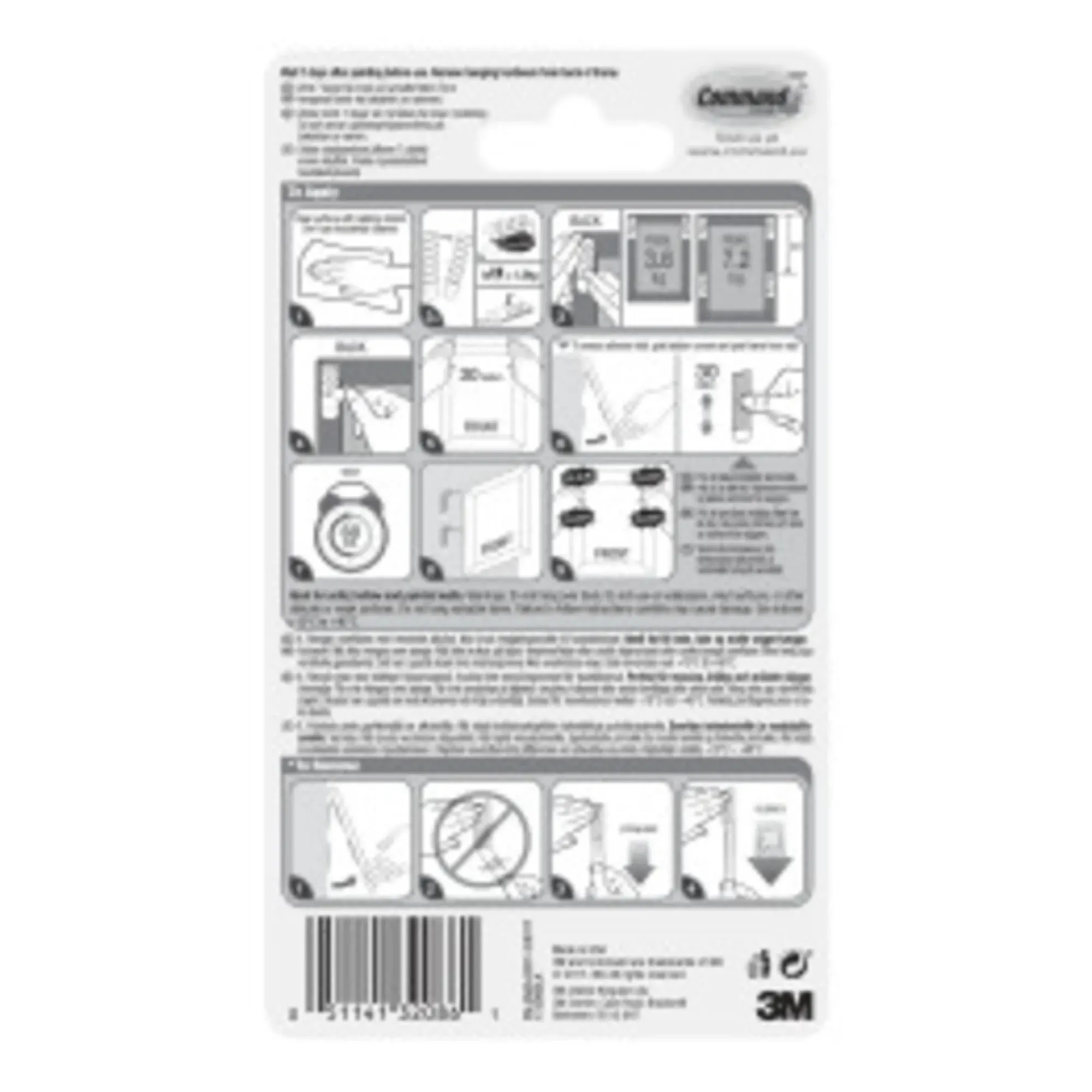 Strips for bildeoppheng 7,2kg store-Command Clearance