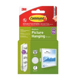 Strips for oppheng av bilder mellomstor 4 par/8 strips-Command Online