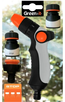 Strålepistol med 4 deler- New