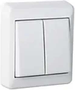 Strømbryter dobbel utenpåliggende Elko RS- New