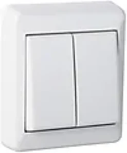 Strømbryter dobbel utenpåliggende Elko RS- New