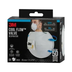 Støvmaske 8822 FFP2 med ventil 3stk-3m Outlet