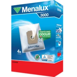 STØVSUGERPOSER 3000 DURAFLOW A4 1 MIKROFILTER 1 MOTORFILTER-Menalux Outlet