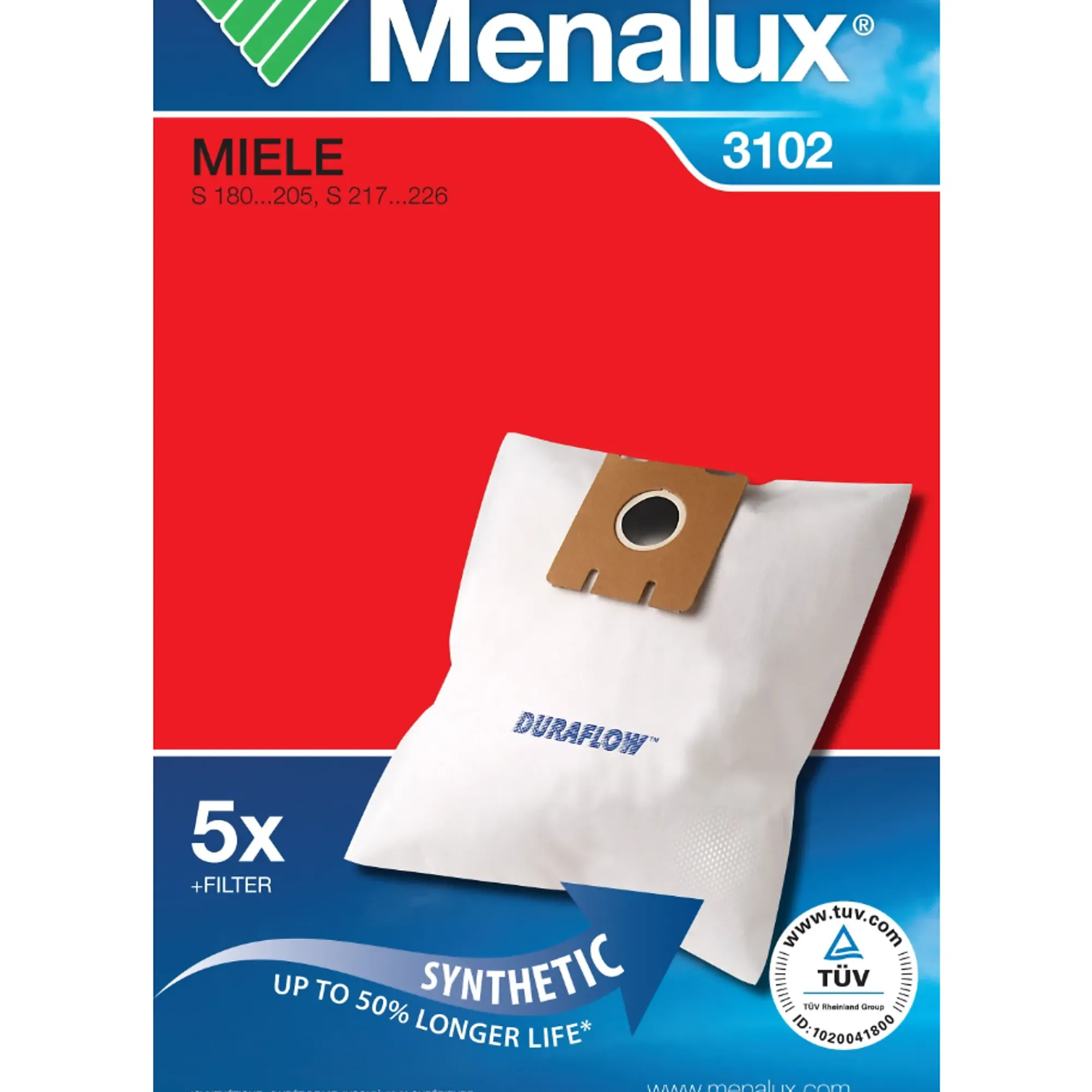 STØVSUGERPOSE 3102 5STK-Menalux Discount