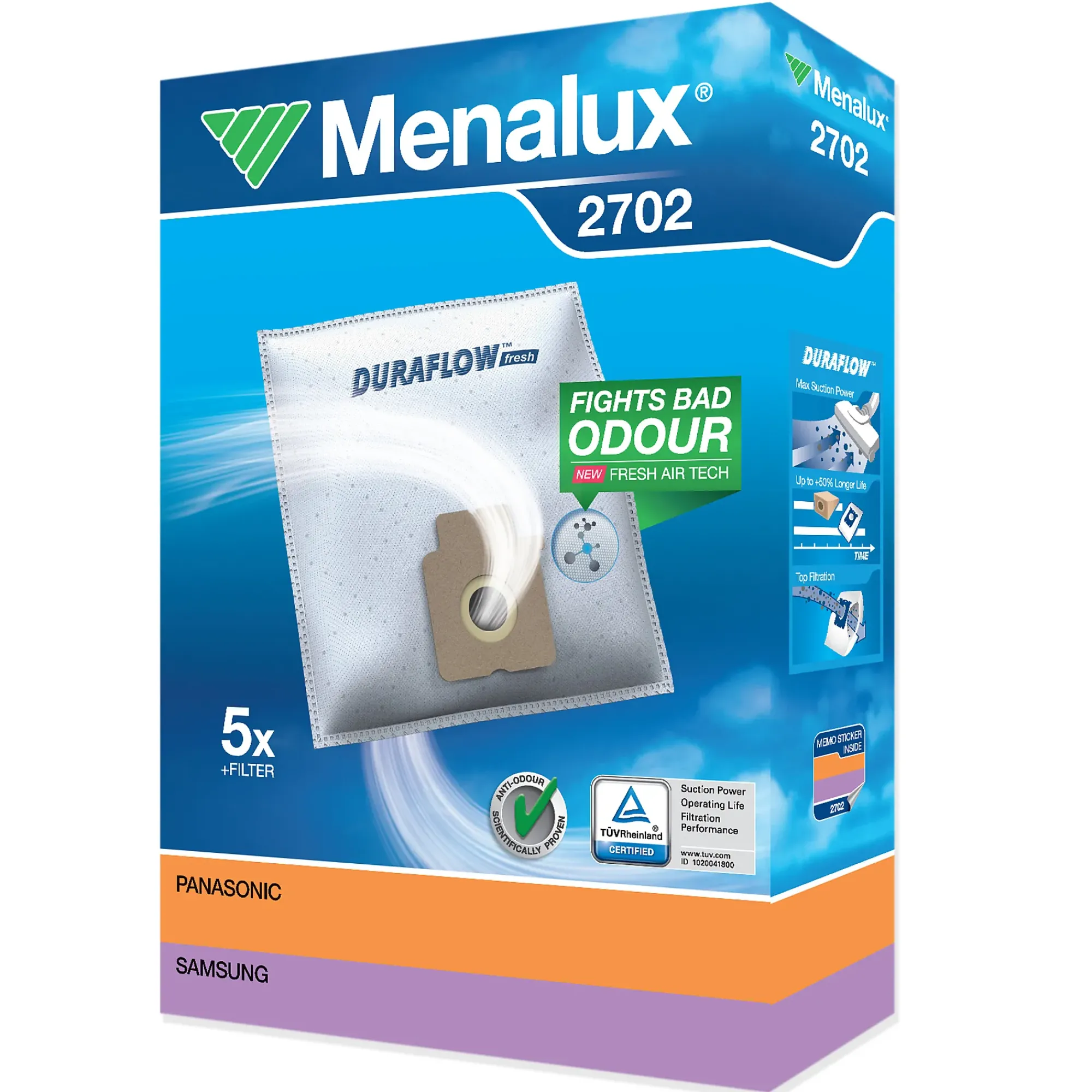 STØVSUGERPOSE T28 PANASONIC-Menalux Sale