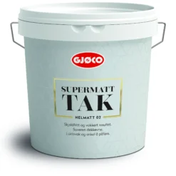 Supermatt tak 02 hvit 2.7l-Gjøco