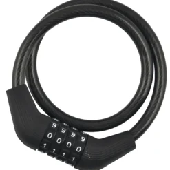 SYKKELLÅS SPRALWIRE MED KODE LENGDE 10X650MM- Best