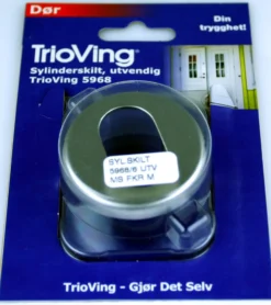 Sylinderskilt TV5968 utvendig 15mm-Assa abloy Best