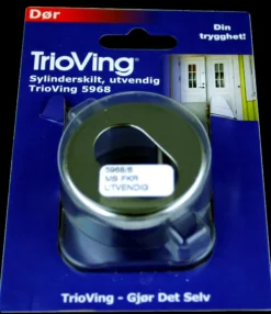 Sylinderskilt 5968 utvendig 9mm-Assa abloy Online