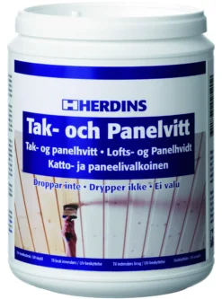 Tak & Panelhvit 1l-Herdins New