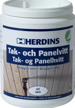 Tak & Panelhvit 1l-Herdins New