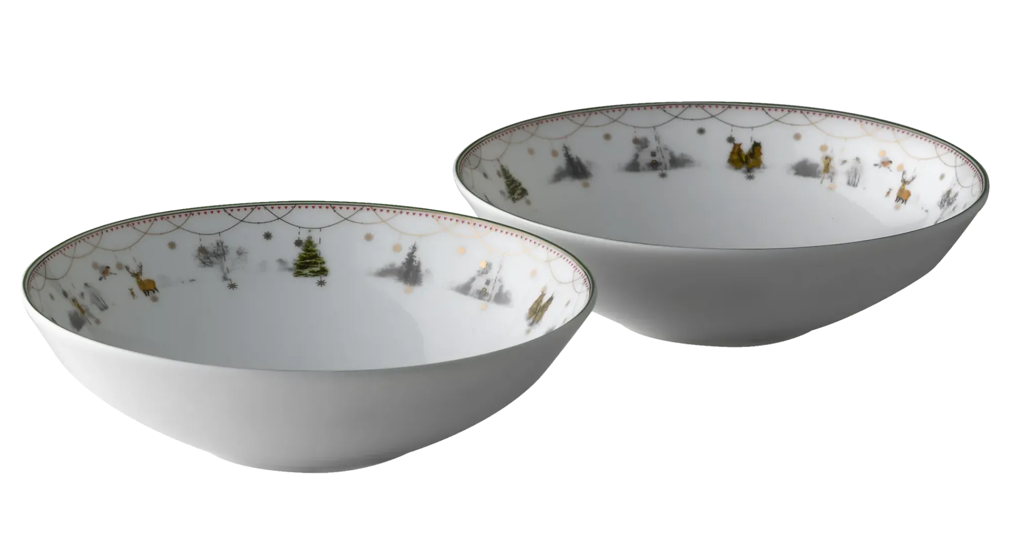 Tallerken dyp 16cm Julemorgen Story 2stk-Wik & walsøe Hot