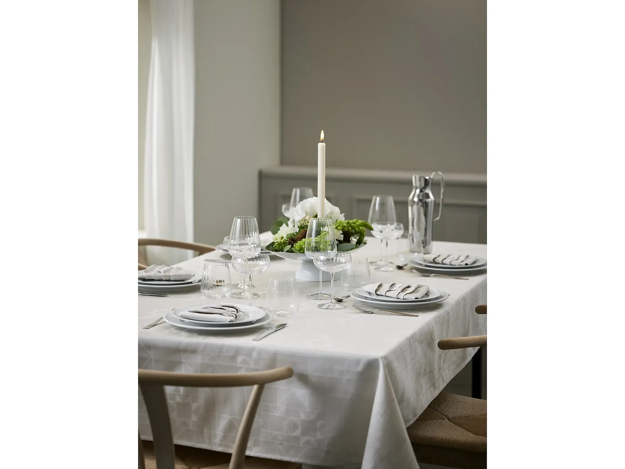 Tallerken flat Plissé 24cm-Pillivuyt