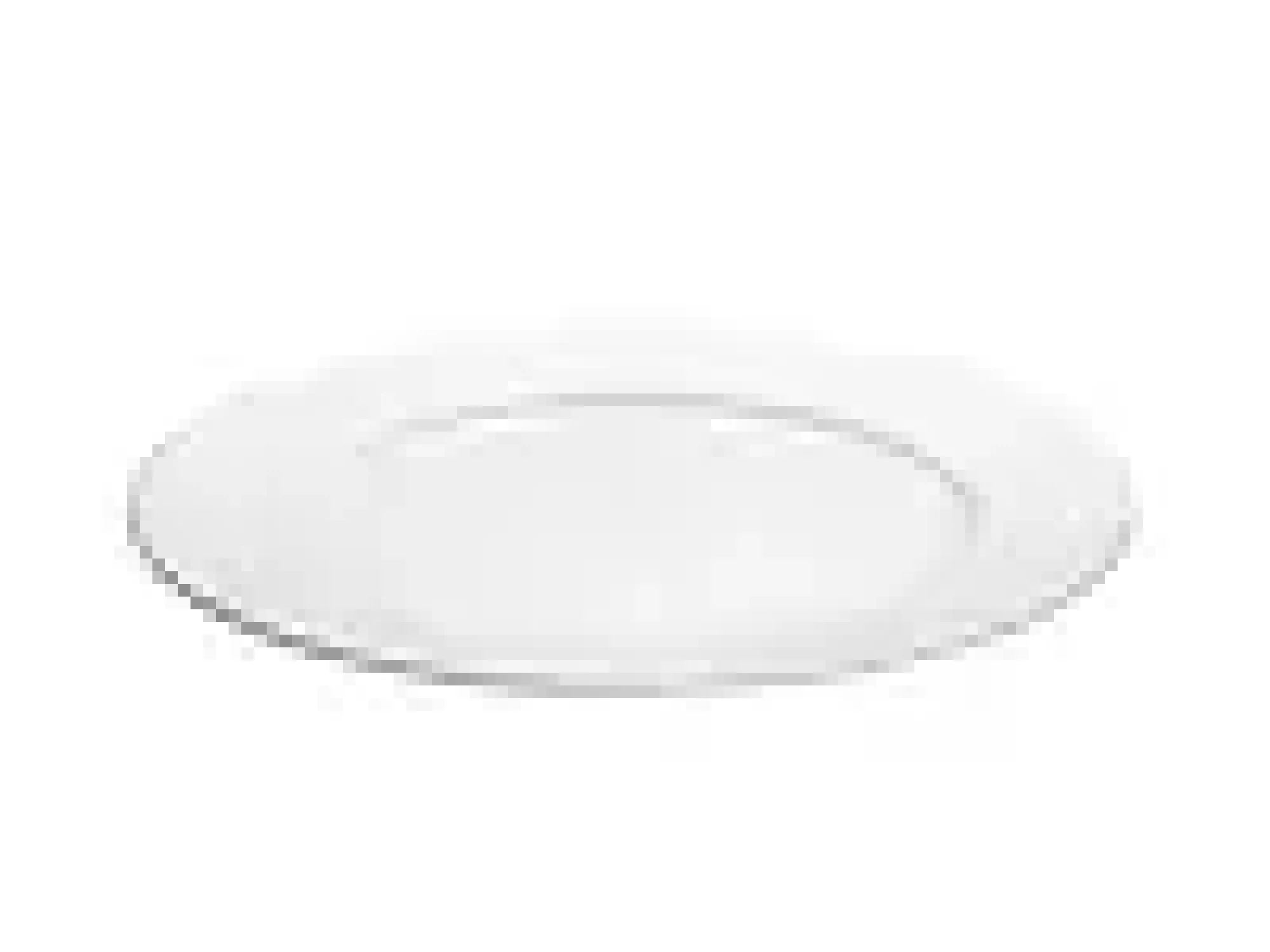 Tallerken flat Plissé 24cm-Pillivuyt