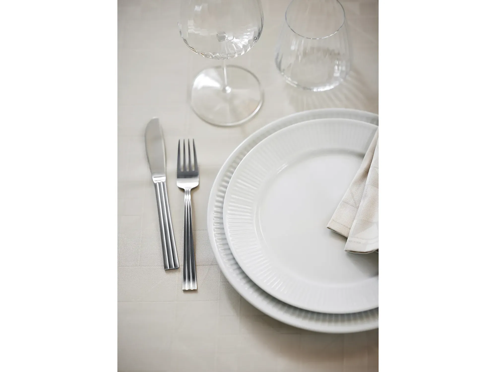 Tallerken flat Plissé 24cm-Pillivuyt