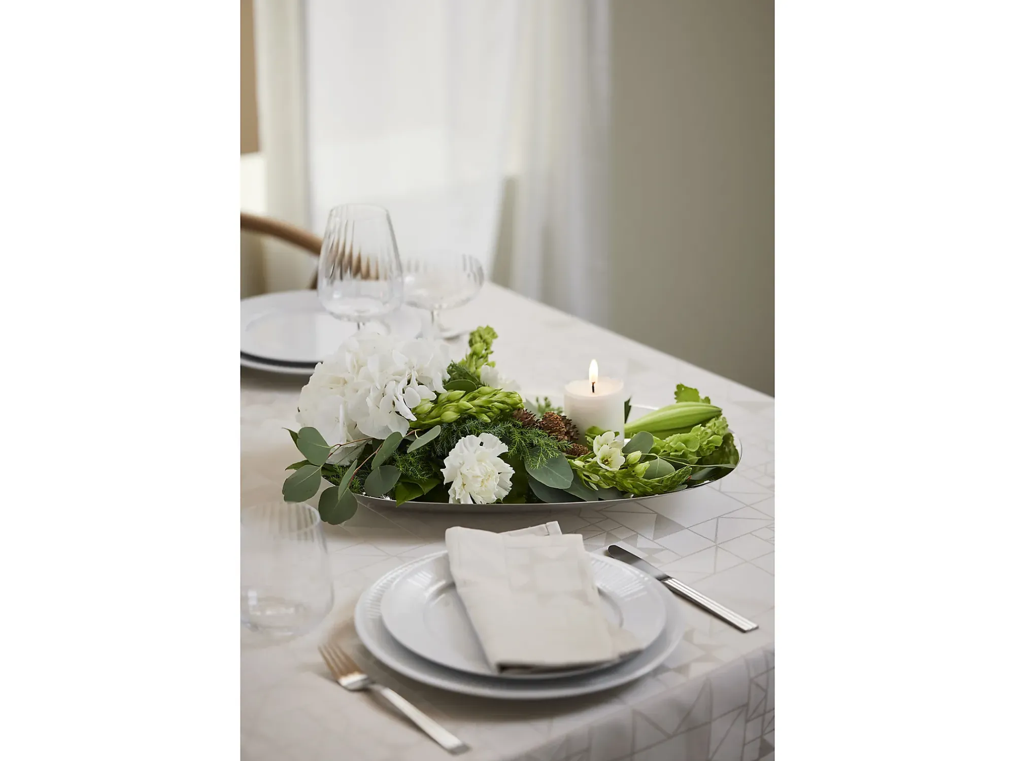Tallerken flat Plissé 24cm-Pillivuyt