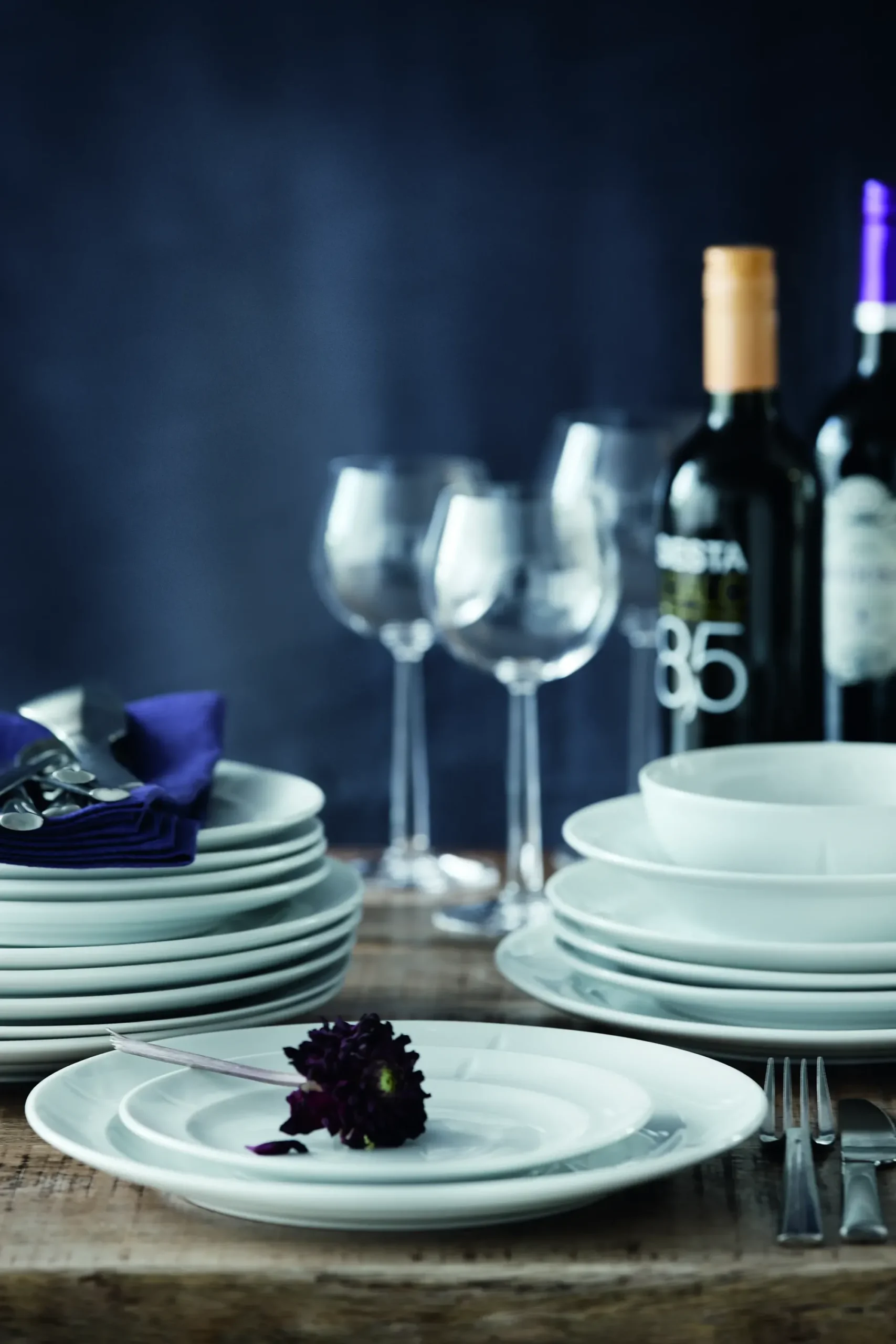Tallerken Grand Cru 23cm 4stk-Rosendahl Outlet