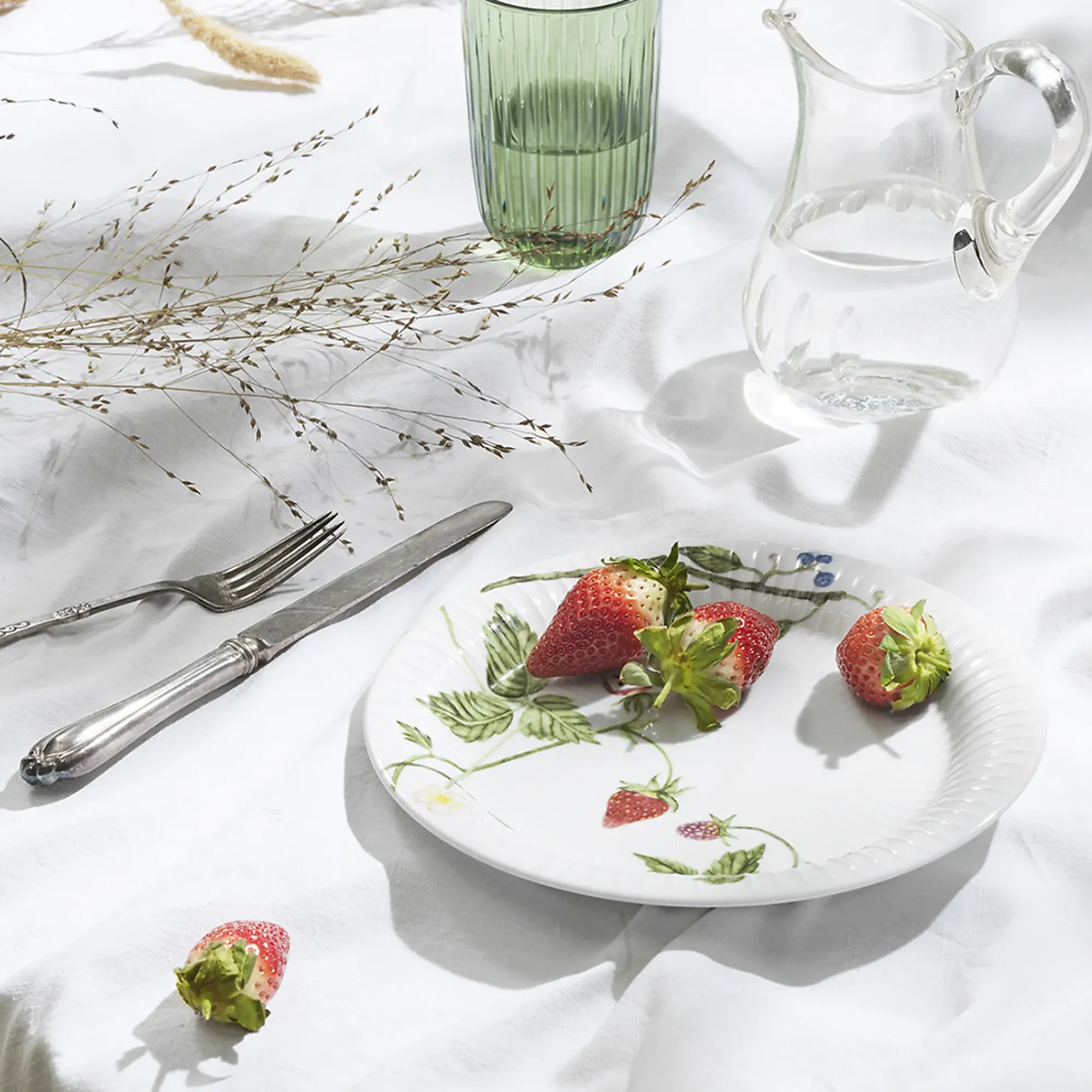 Tallerken Hammershøi Summer Ø22cm Summer Berries-Kähler Discount