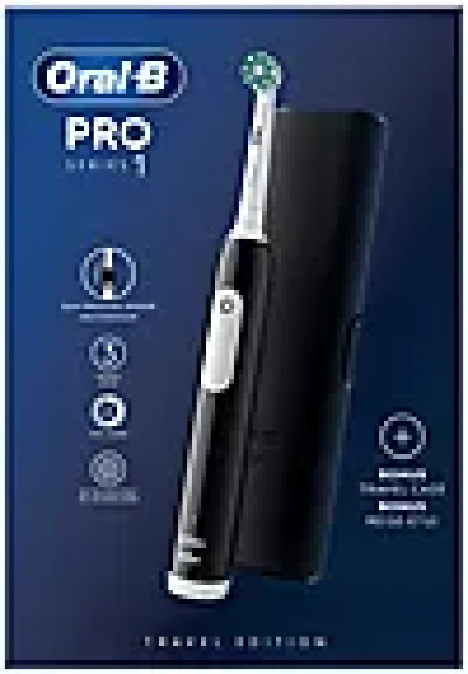 Tannbørste Pro 1 Elektrisk Cross Action sort med reiseetui-Oral b Online