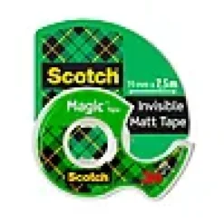Tape Magic med dispenser 19mmx7,5m-Scotch New