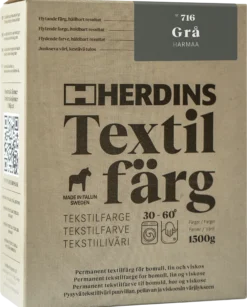 TEKSTILFARGE 716 GRÅ 100ML-Herdins Hot