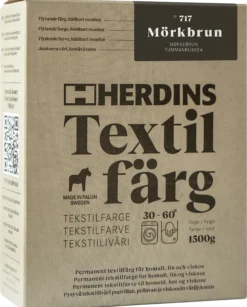TEKSTILFARGE 717 MØRKEBRUN 100ML-Herdins Outlet