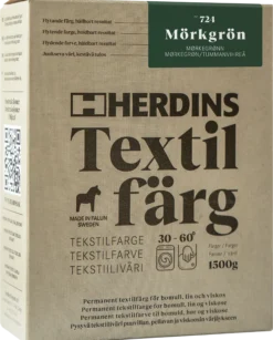 Tekstilfarge 724 Mørke-Herdins New