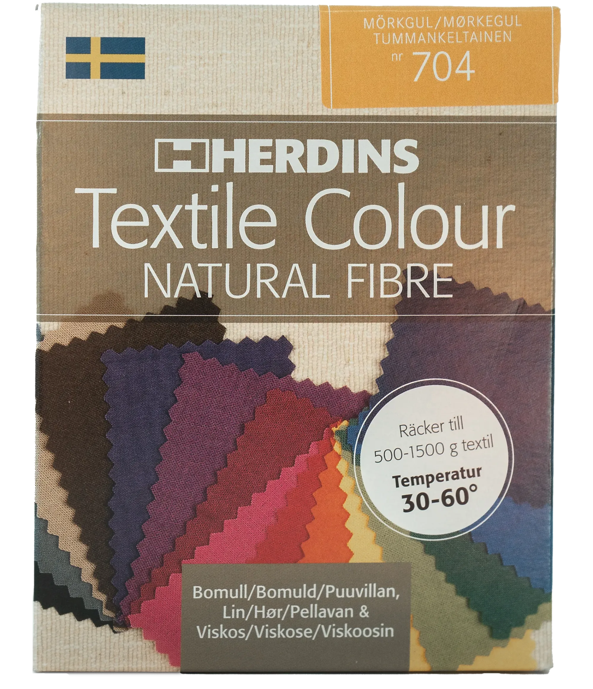 Tekstilfarge 704 Mørke-Herdins New
