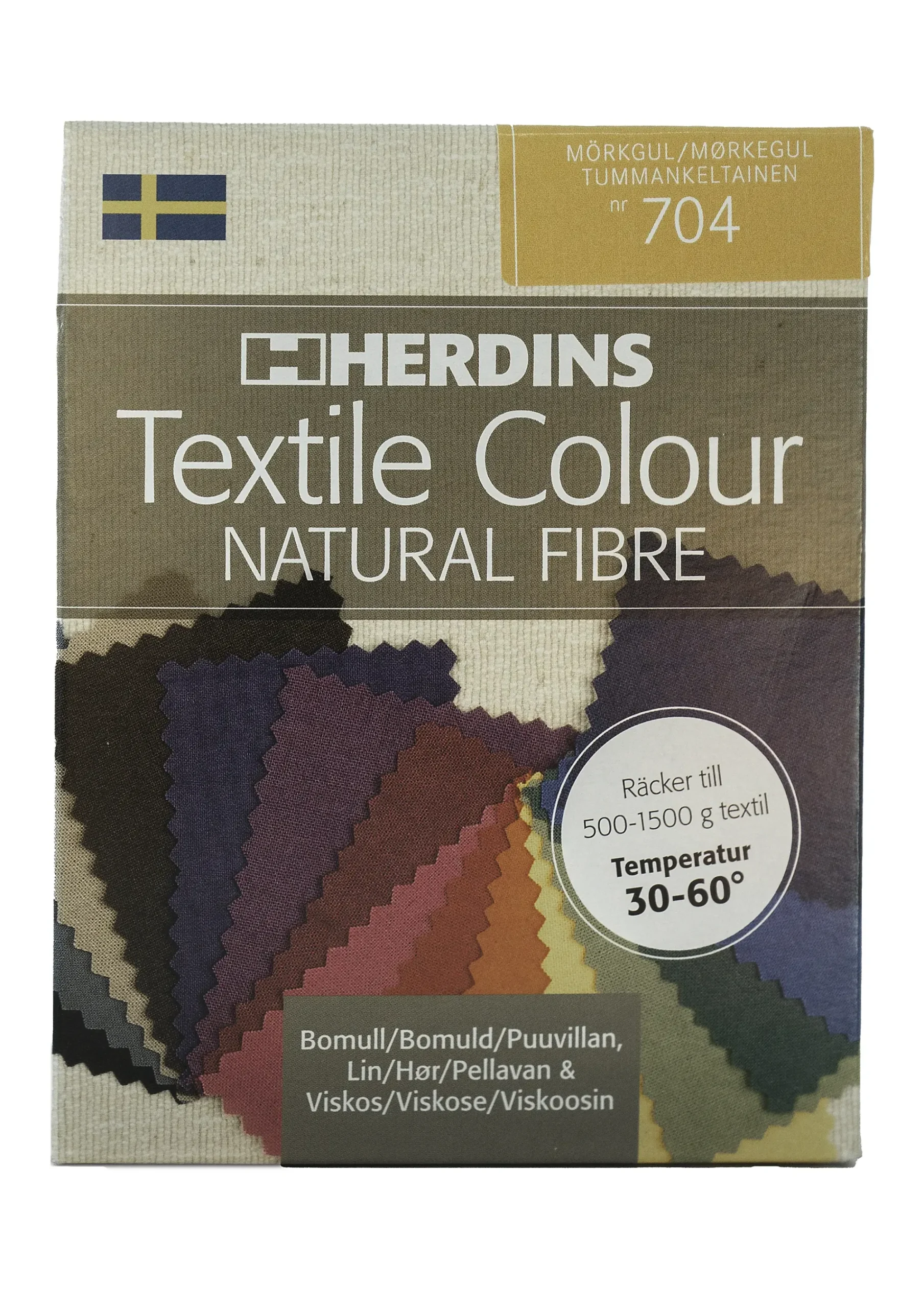 Tekstilfarge 704 Mørke-Herdins New