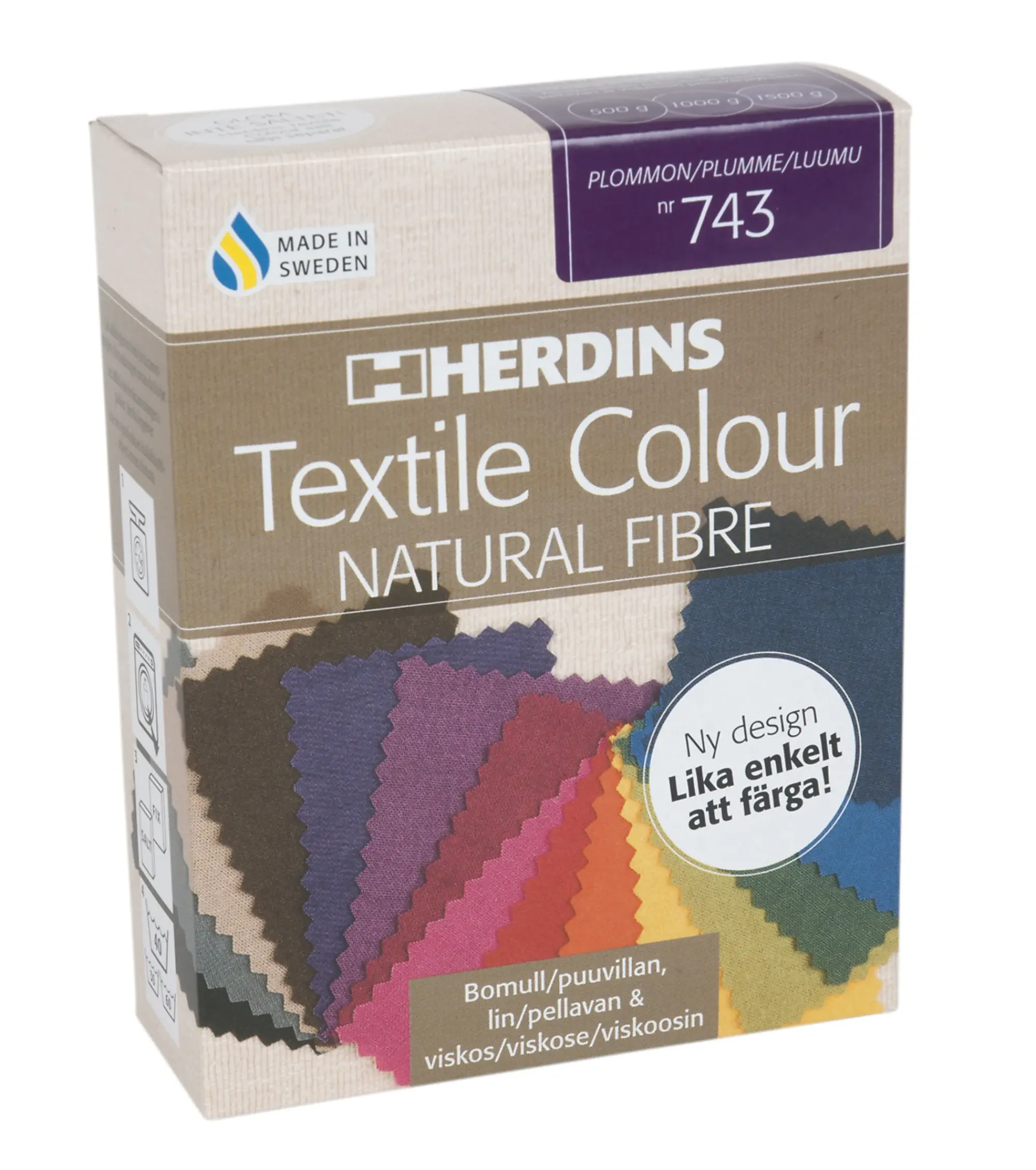 Tekstilfarge 743 100ml-Herdins Clearance