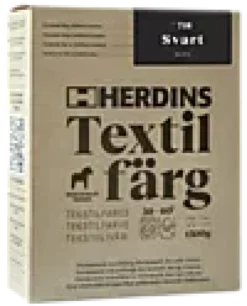 Tekstilfarge 718 svart 100ml-Herdins Discount